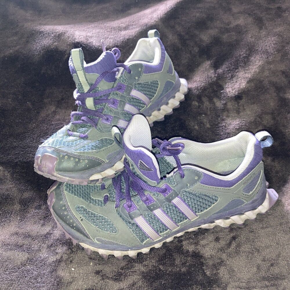 Adidas Vigor Trail Running Shoe Womens 7-1/2 Purple Outdoor Sneaker